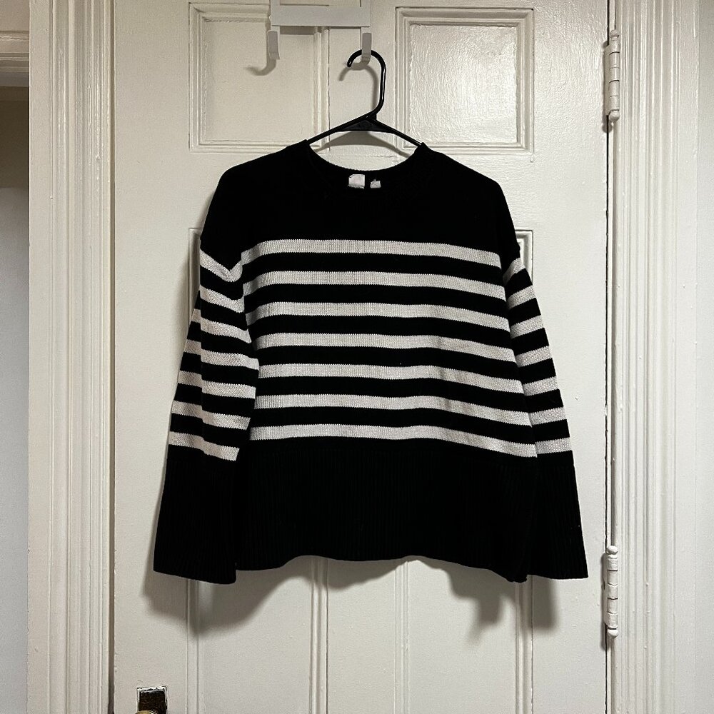 Gap Split Hem Striped Sweater
